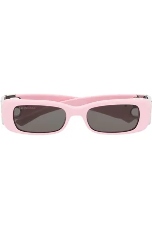 Balenciaga Crystal-embellished square-frame sunglasses