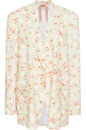 Nº21 Floral-print crepe blazer