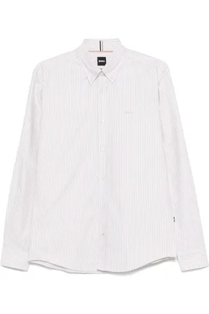 HUGO BOSS Striped cotton shirt