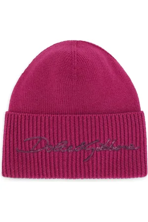 Dolce & Gabbana Logo-embroidered beanie hat