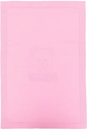 Moschino Toy Bear detail knit blanket