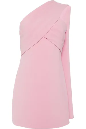 Elie saab One-shoulder crepe minidress