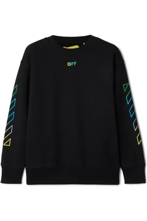 OFF-WHITE Arrow-print cotton sweatshirt