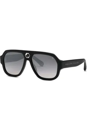 Philipp Plein Pilot style sunglasses