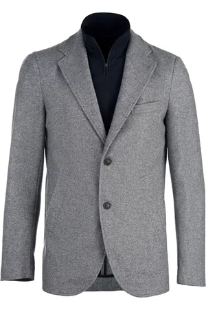Norwegian Wool Layered-design wool-blend blazer