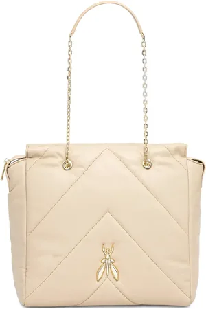 Patrizia Pepe Logo plaque tote bag