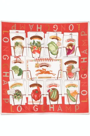 Longchamp In the Vegetable Garden scarf