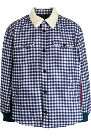 UNDERCOVER Gingham-check flannel shirt jacket