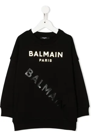 Balmain Logo-print crew neck sweatshirt