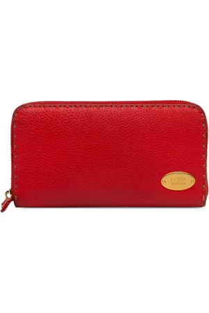 Fendi 2000-2010 Leather Selleria Zip Around Wallet long wallets