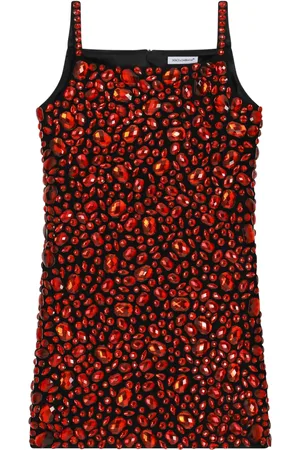 Dolce & Gabbana Crystal-embellished sleeveless dress