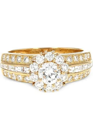 Van cleef 2010s pre-owned 18kt yellow diamond ring