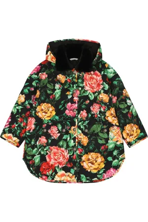 Dolce & Gabbana Floral-print quilted padded jacket