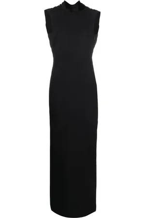 VERSACE Draped open-back dress