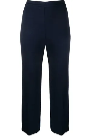 Twin-Set Pearl-embellished cropped trousers
