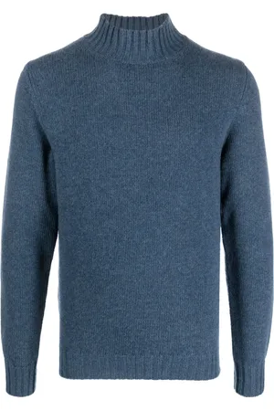 FEDELI High-neck long-sleeve jumper