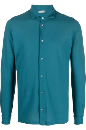 ZANONE Longsleeved organic cotton shirt