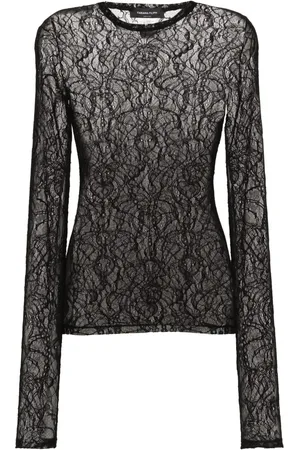 Fabiana Filippi Semi-sheer lace blouse
