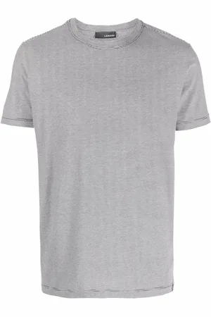 LARDINI Striped cotton T-shirt