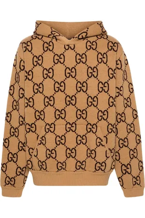 Gucci GG Supreme-pattern wool hoodie