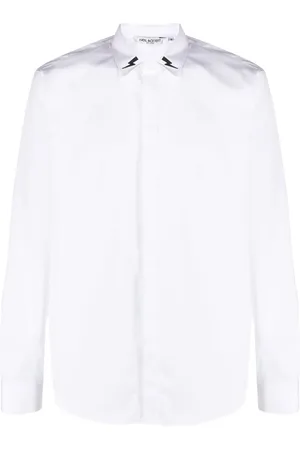 Neil Barrett Bolt-print cotton shirt