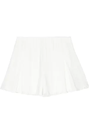 Lanvin Pleated high-waisted shorts