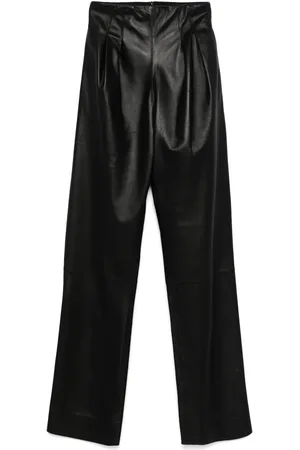 Ludovic De Saint Sernin Kale leather trousers