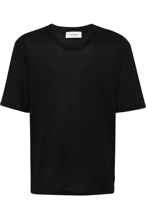 LANEUS Plain cotton T-shirt