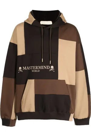 MASTERMIND Colour-block cotton hoodie