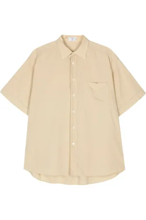 VALENTINO GARAVANI 1980 logo-embroidered cotton-shirt