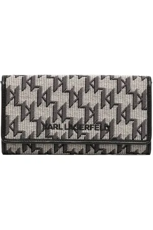 Karl Lagerfeld Monogram jacquard wallet
