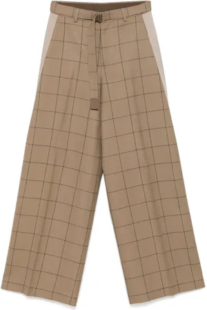 SACAI Checked trousers