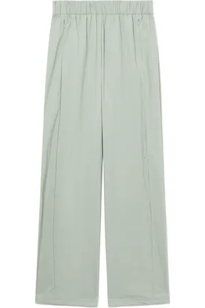 Izzue Elasticated-waist straight-leg trousers