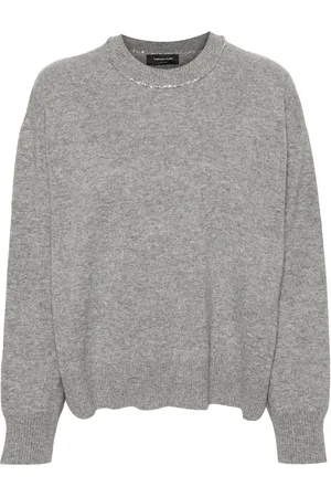 Fabiana Filippi Sequin embellished virgin wool blend jumper