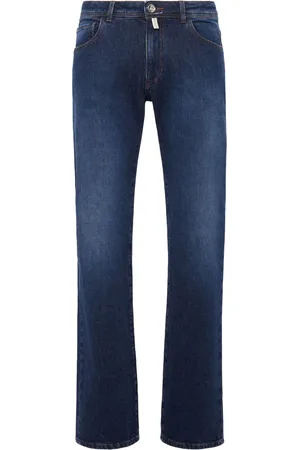 BILLIONAIRE Low-rise straight-leg jeans