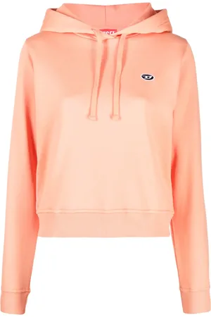 Diesel Logo-patch drawstring hoodie