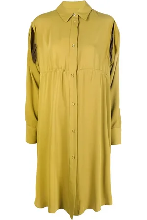 Maison Margiela Slit-sleeved shirt dress