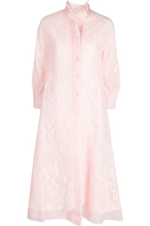 SHIATZY CHEN Lace pleated single-breasted coat