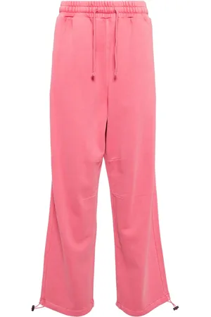 FIVE CM Logo-patch cotton track pants
