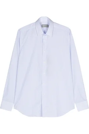 CANALI Check-pattern cotton shirt