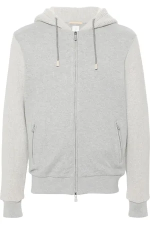 ELEVENTY Panelled-design hoodie