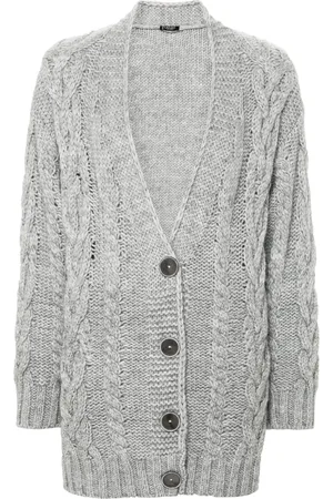 Liu Jo Chunky-cable-knit cardigan