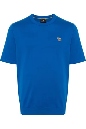 Paul Smith Zebra-patch organic cotton T-shirt