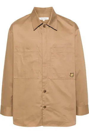 Maison Kitsuné Fox Head gabardine overshirt