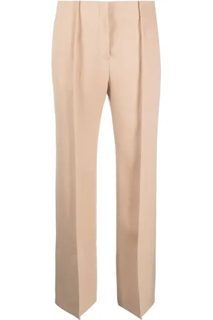 Jil Sander Pintuck-detail flared trousers