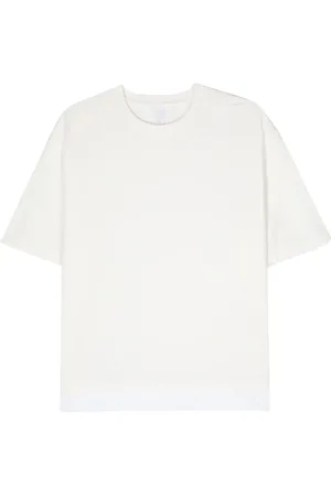Neil Barrett Layered cotton T-shirt