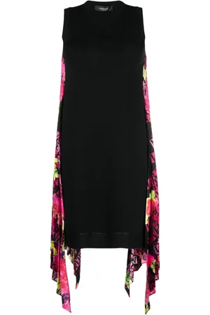 VERSACE Virgin-wool mini dress