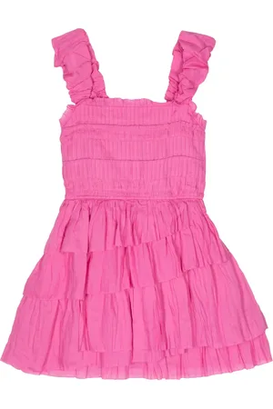 SEA Cole smocked ramie dress