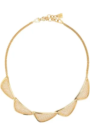 Lanvin 1980s rhinestone-embellished necklace