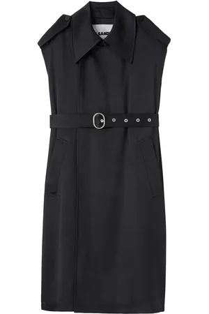 Jil Sander Sleeveless belted trench coat